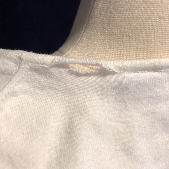 Clique White V neck pullover top - Picture 4 of 5